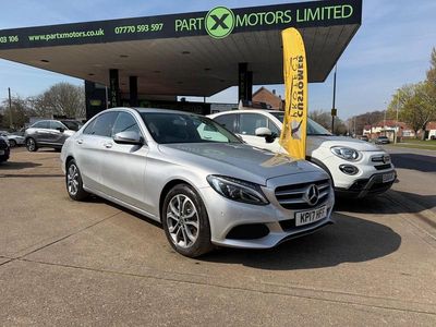 Begagnad Mercedes C220 2017 Silver Sedan
