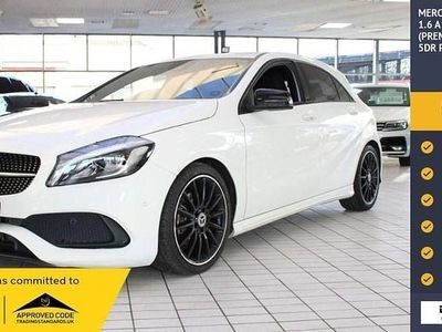 White Used 2017 Mercedes A160 AMG Line Premium Hatchback | £13,810 (Fair price)
