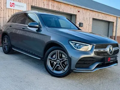 Used Mercedes GLC220 AMG line 194 HP (142 kW) 2019 Grey SUV