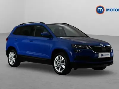 Used Skoda Karoq SE Technology 116 HP (85 kW) 2020 Blue SUV