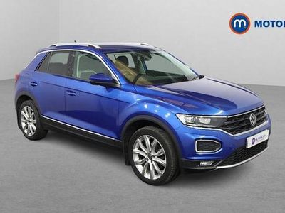 Blue Used 2020 VW T-Roc SEL SUV | £15,849 (Fair price)
