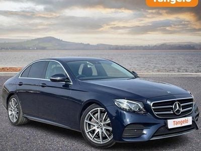 Blue Used 2020 Mercedes E220 AMG line Sedan | £21,795 (Good price)