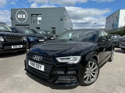Used Audi A3 Sportback Black Edition 116 HP (85 kW) 2018 Black Hatchback