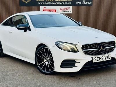 Used Mercedes E220 AMG line 194 HP (142 kW) 2019 White Coupe