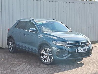 Used VW T-Roc R-line 150 HP (110 kW) 2022 Blue SUV