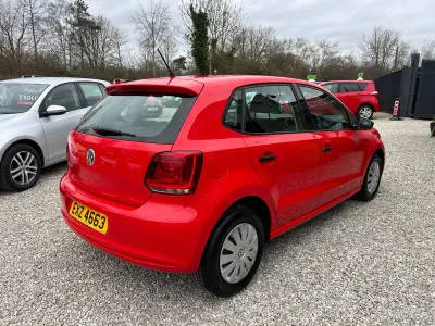 Begagnad VW Polo S 60 HK (44 kW) 2013 Röd Halvkombi