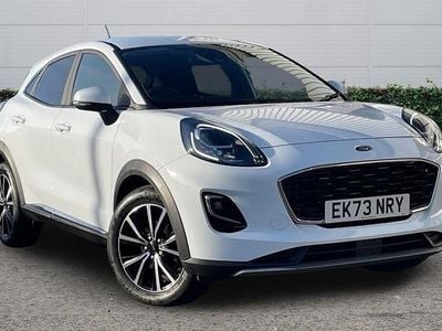 White Used 2023 Ford Puma Titanium Hatchback | £14,168 (Good price)