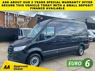Used Mercedes Sprinter Progressive 150 HP (110 kW) 2024 Black Van