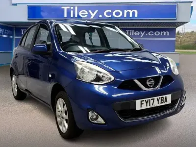 Used Nissan Micra Acenta 78 HP (57 kW) 2017 Blue Hatchback