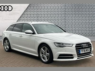 Used Audi A6 S-Line 190 HP (139 kW) 2018 White Estate