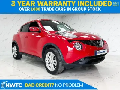 Used Nissan Juke N-Connecta 115 HP (84 kW) 2015 Red SUV