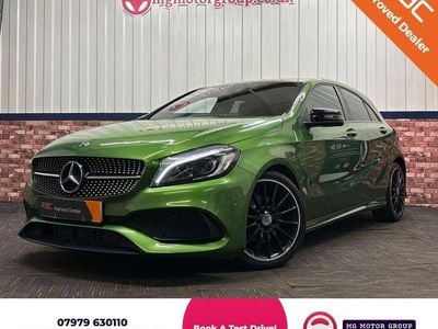 Used Mercedes A200 AMG line 136 HP (100 kW) 2017 Green Hatchback