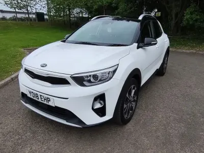 Used Kia Stonic First Edition 118 HP (86 kW) 2018 White SUV