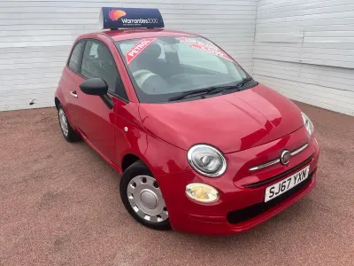 Used Fiat 500 Pop 69 HP (50 kW) 2017 Red Hatchback