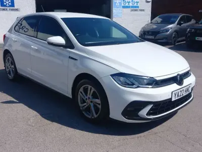 Used VW Polo R-line 95 HP (69 kW) 2022 White Hatchback