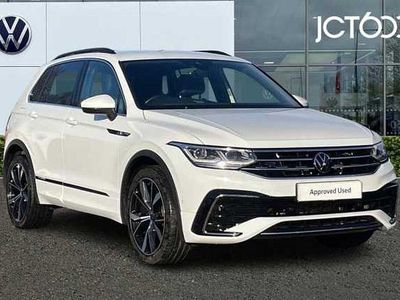 White Used 2023 VW Tiguan R-line SUV | £27,058 (Fair price)