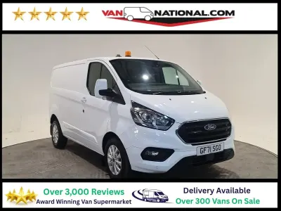 Used Ford Transit Custom Limited 130 HP (95 kW) 2022 White Van