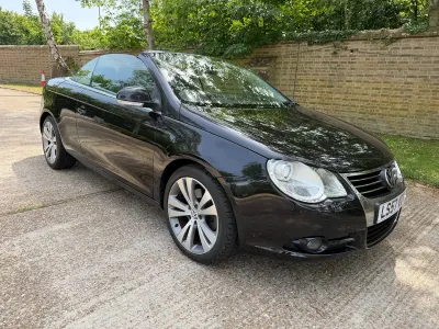 Used VW Eos Sportline 140 HP (102 kW) 2007 Black Cabriolet
