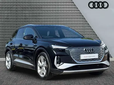 Used Audi Q4 e-tron S-Line 125 kW (170 HP) 2023 Black SUV