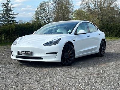 Used Tesla Model 3 Performance 461 kW (627 HP) 2022 White Sedan