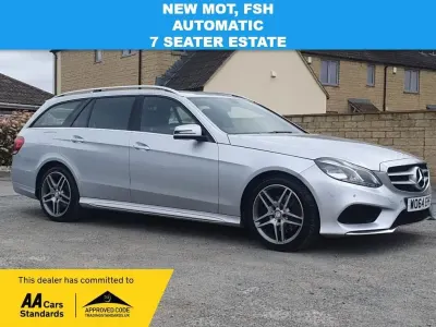 Begagnad Mercedes E250 AMG line 204 HK (150 kW) 2015 Silver Kombi