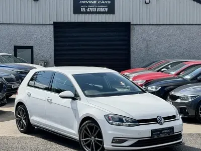 Used VW Golf VII Match 115 HP (84 kW) 2019 White Hatchback
