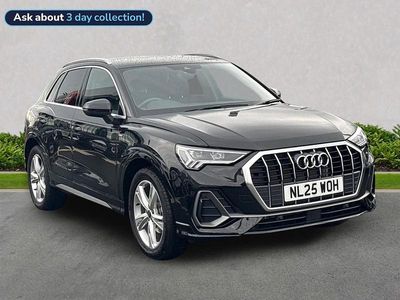 Black Used 2025 Audi Q3 S-Line SUV | £32,877 (Fair price)