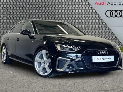 Used Audi A4 S-Line 147 HP (108 kW) 2022 Black Sedan