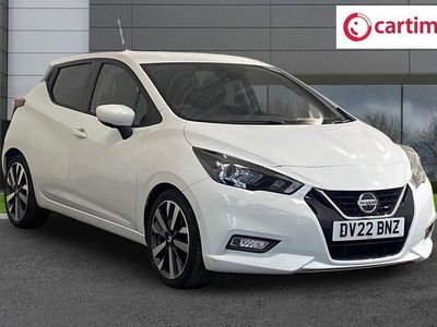 Begagnad Nissan Micra Tekna 92 HK (67 kW) 2022 Vit Halvkombi