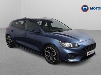 Used Ford Focus ST-Line X 125 HP (91 kW) 2020 Blue Hatchback