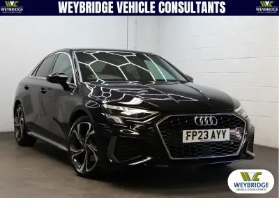 Used Audi A3 S-Line 2023 Black Sedan