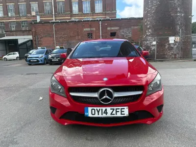 Used Mercedes CLA180 122 HP (89 kW) 2014 Red Coupe
