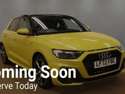 Used Audi A1 Sportback S-Line 150 HP (110 kW) 2022 Yellow Hatchback