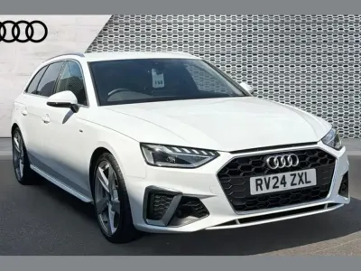 Used Audi A4 S-Line 204 HP (150 kW) 2024 White Estate