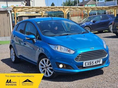 Blue Used 2015 Ford Fiesta Titanium Hatchback | £7,690 (Fair price)