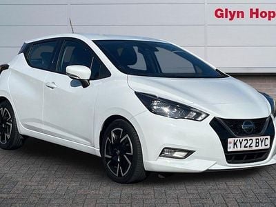 Used Nissan Micra Acenta 92 HP (67 kW) 2022 White Hatchback