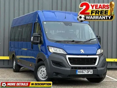 Used Peugeot Boxer Premium 130 HP (95 kW) 2017 Blue Van