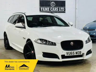 Used Jaguar XF Sportbrake R-Sport 2015 White Estate