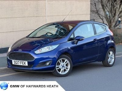 Used Ford Fiesta Zetec 82 HP (60 kW) 2017 Blue Hatchback