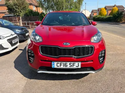 Used Kia Sportage GT-Line 177 HP (130 kW) 2016 Red SUV