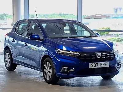 Używany Dacia Sandero Comfort 91 KM (66 kW) 2022 Niebieski Hatchback