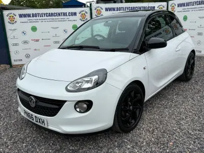 Used Vauxhall Adam S 70 HP (51 kW) 2016 White Hatchback