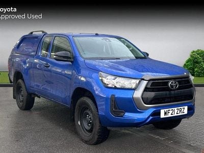 Nebula blue Used 2021 Toyota HiLux Active Pickup | £22,995