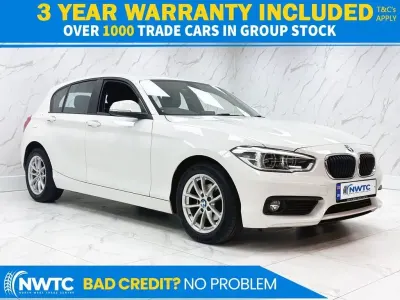 Used BMW 116 Lifestyle 116 HP (85 kW) 2018 White Hatchback