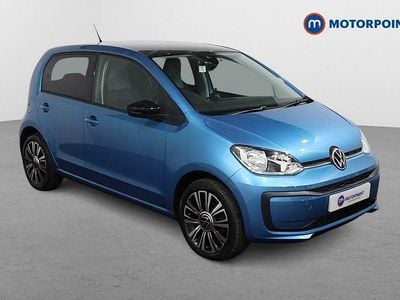 Used VW up! Black Edition 65 HP (47 kW) 2021 Blue Hatchback