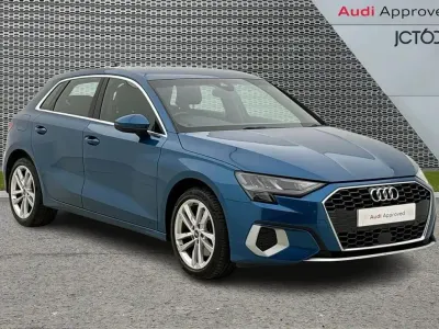 Used Audi A3 Sport 147 HP (108 kW) 2020 Blue Sedan