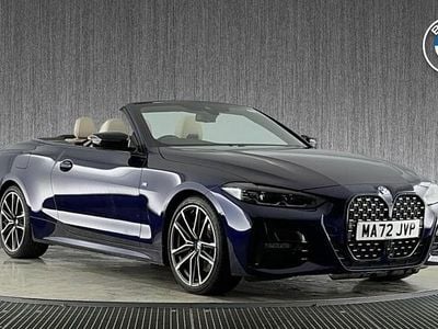 Used BMW 420 M Sport 187 HP (137 kW) 2022 Blue Cabriolet
