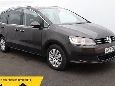 Used VW Sharan SE 150 HP (110 kW) 2021 Brown MPV