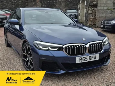 Used BMW 520 M Sport 190 HP (139 kW) 2022 Blue Sedan