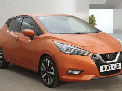 Used Nissan Micra Tekna 90 HP (66 kW) 2017 Orange Hatchback